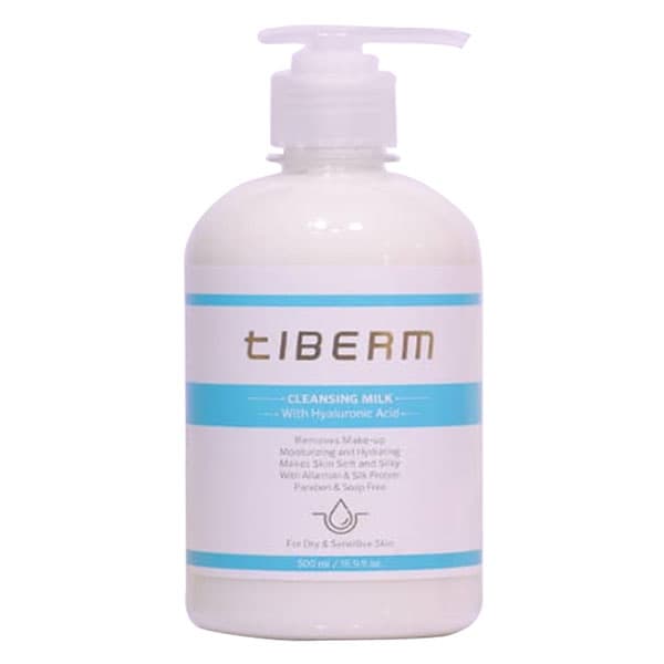 شیر پاکن صورت برند تیبرم حجم 500 میلی لیتر TIBERM