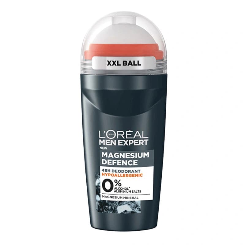 مام رول ضد تعریق لورال مردانه Loreal Magnesium Defense