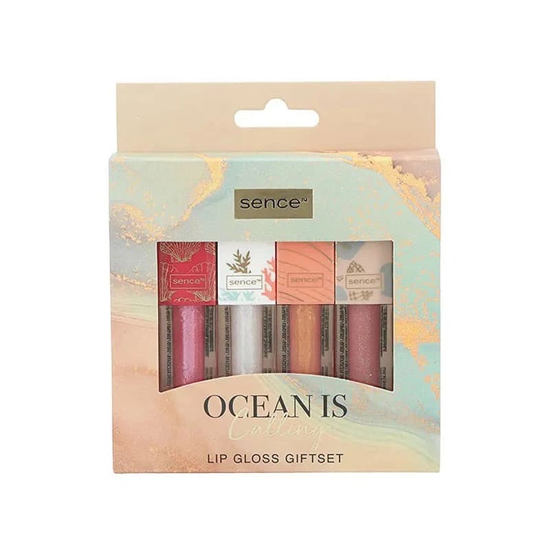 گیفت ست رژ لب مایع شاین دار سنس مدل Sense Ocean Is Calling