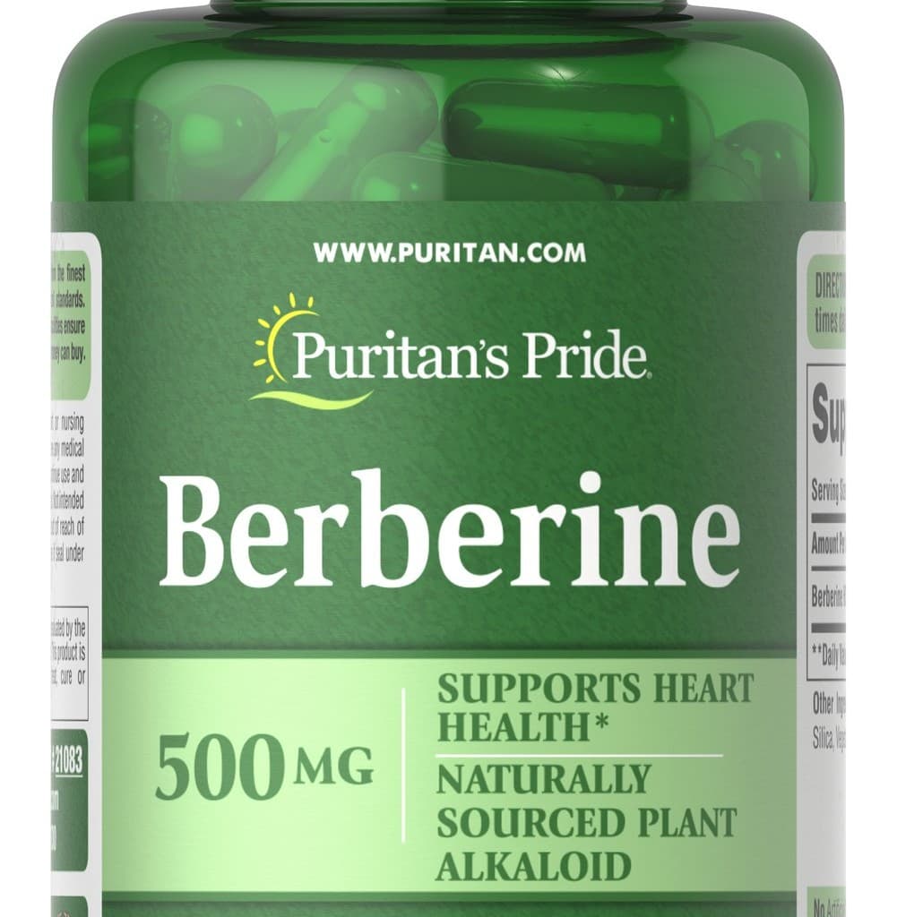 بربرین ۶۰ عددی ۵۰۰ میل Berberin Puritans Pride