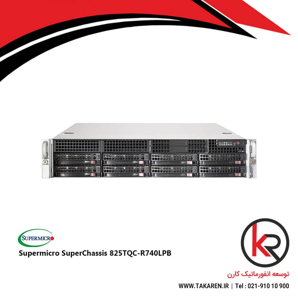 کیس سرور سوپر میکرو SUPERMICRO CSE-825TQC-R740LPB — تصویر ۲