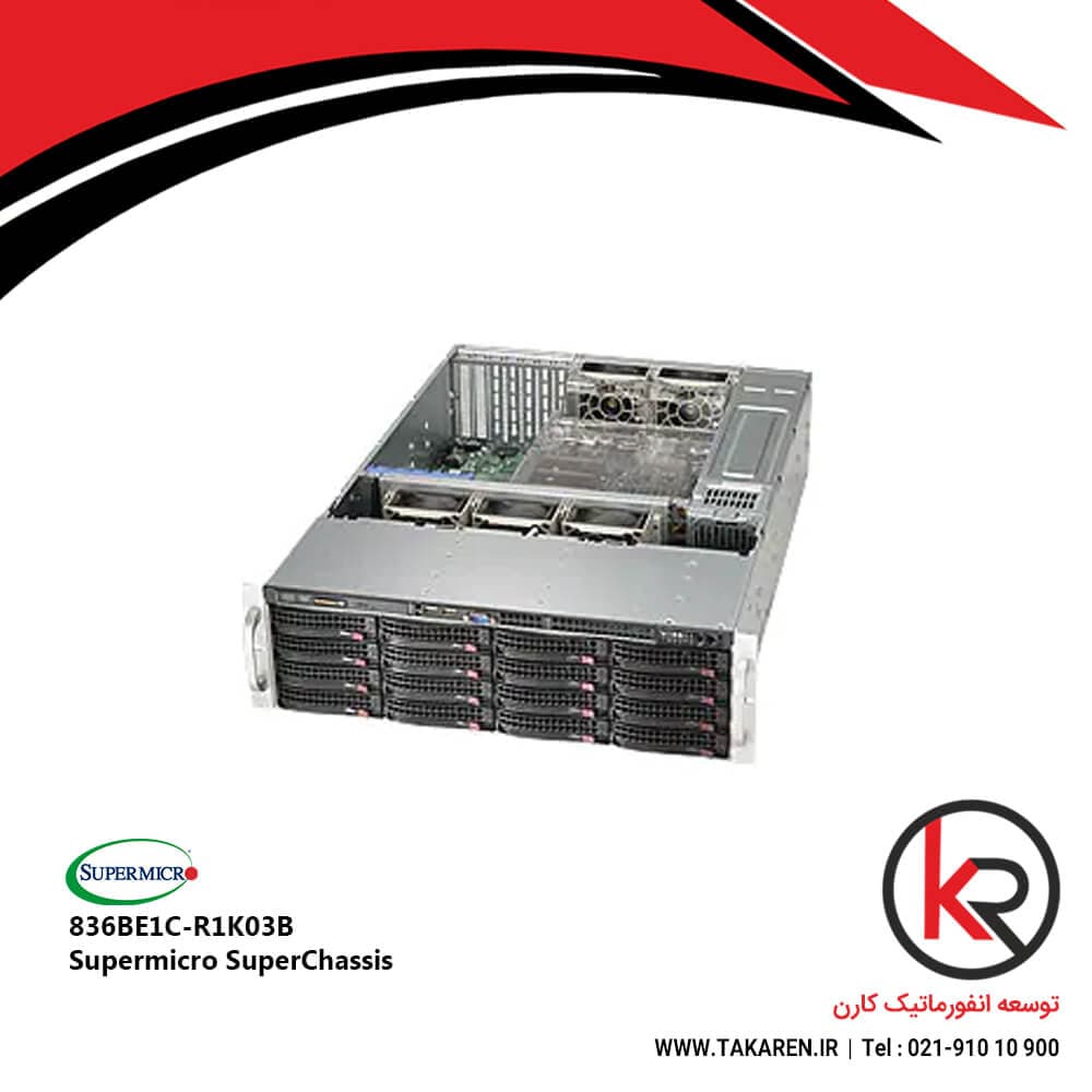 کیس سرور سوپرمیکرو SUPERMICRO CSE-836BE1C-R1K03B