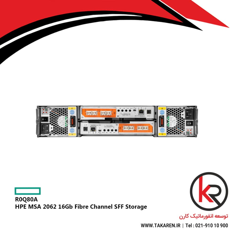ذخیره ساز اچ پی | HPE MSA 2062 SFF 16G FC Storage R0Q80A — تصویر ۲