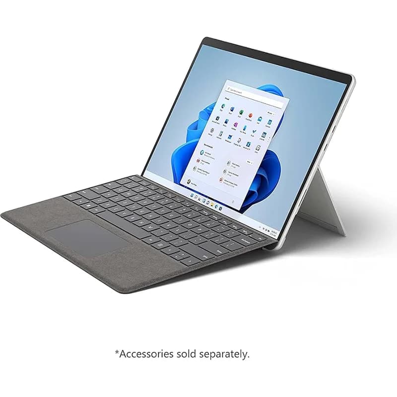 لپ تاپ استوک مایکروسافت مدل Surface Pro 8 صفحه لمسی 13 اینچی پردازنده i7 رم 16 گیگابایت هارد 256 گیگابایت SSD گرید A++ — تصویر ۳