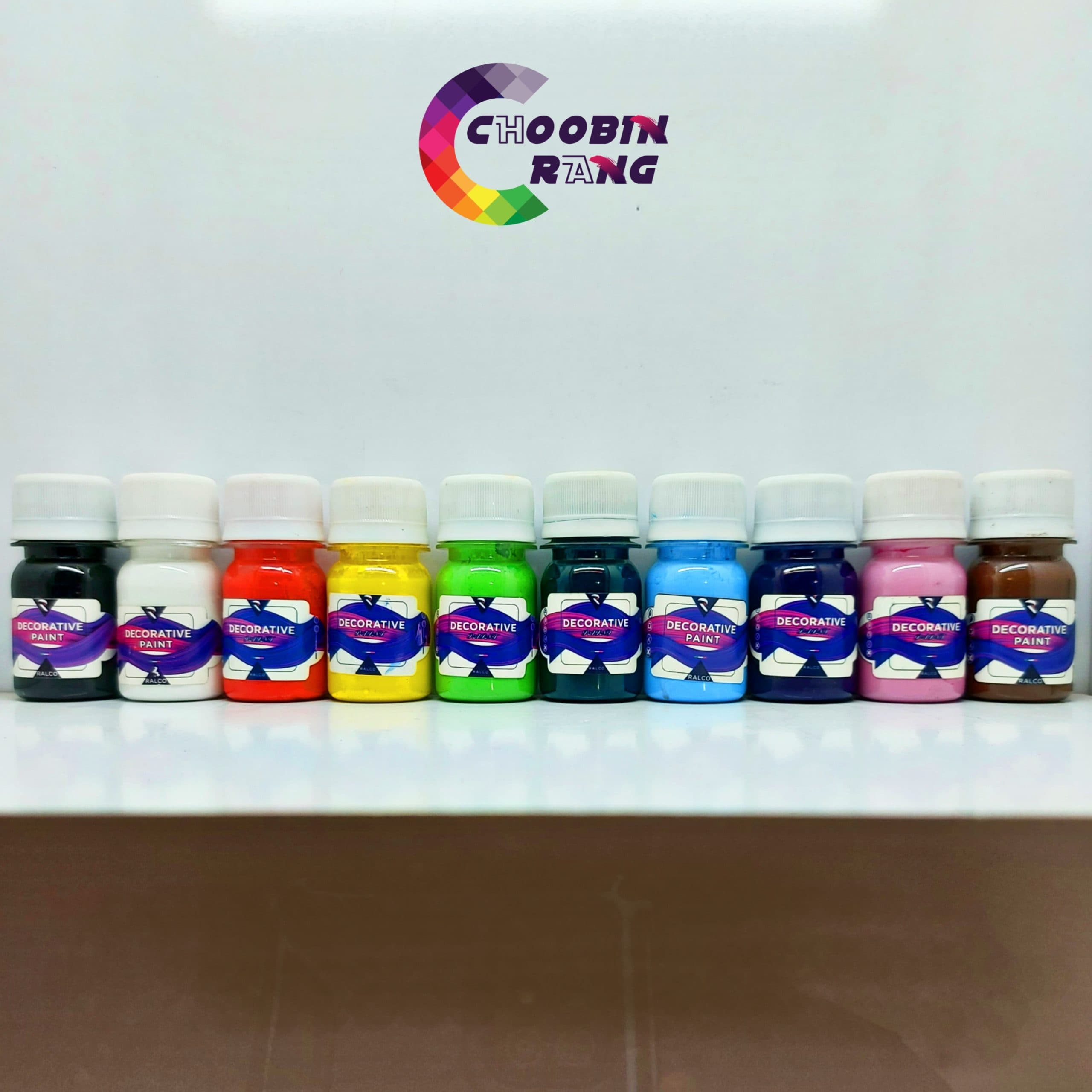 پک رنگ اکریلیک هنری (پک خلاقیت C) 10 عدد 30 میل