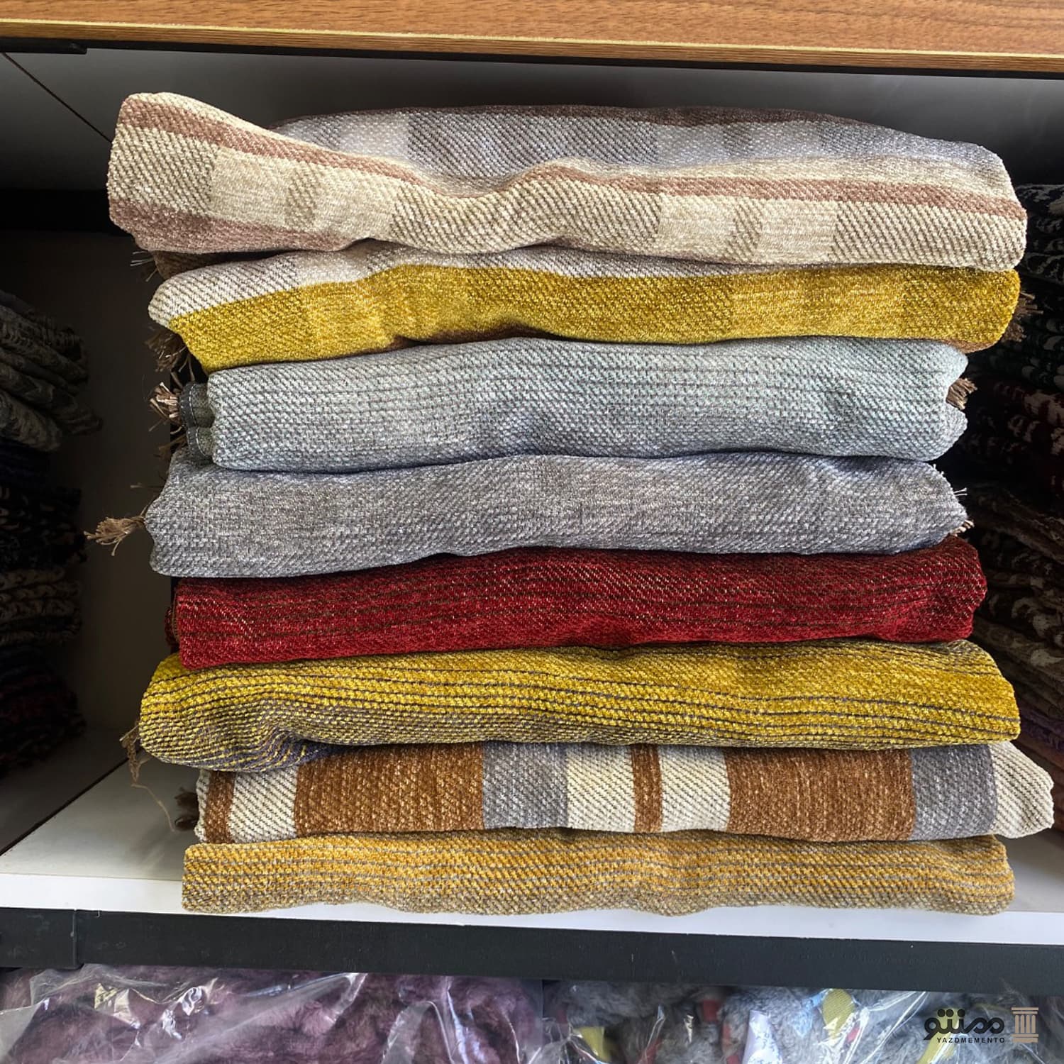 شال مبل و تخت مخمل ریشه دار ضخیم 150*300 — تصویر ۳