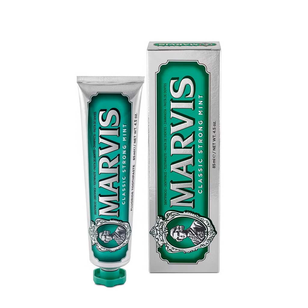 خمیردندان مارویس Marvis مدل Classic Strong Mint حجم 85 میل | محافظت‌کننده دندان با خاصیت خنک‌کنندگی