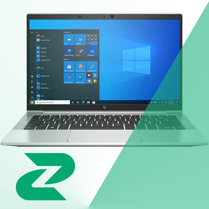 لپ تاپ استوک 13 اینچی اچ پی مدل Elitebook 830 G8 صفحه نمایش لمسی پردازنده i7 رم 16 گیگابایت حافظه 512 گیگابایت SSD گرید ++A — تصویر ۵