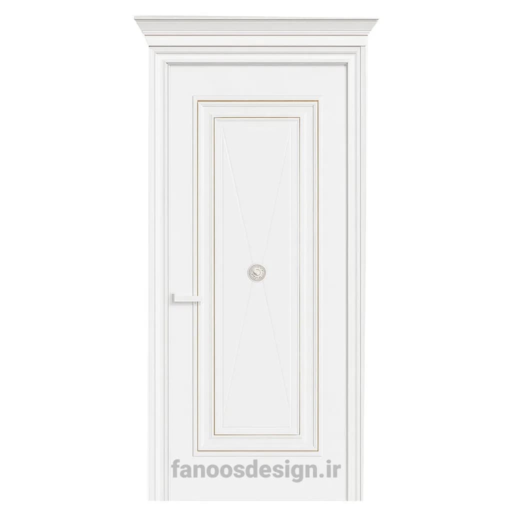 درب MDF کلاسیک مدل برجسته منبت ظریف کد 30673
