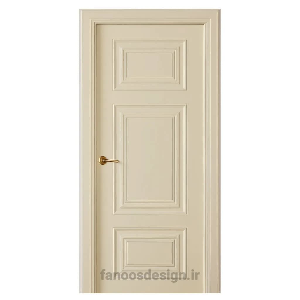 درب MDF کلاسیک سه قاب کد 30675
