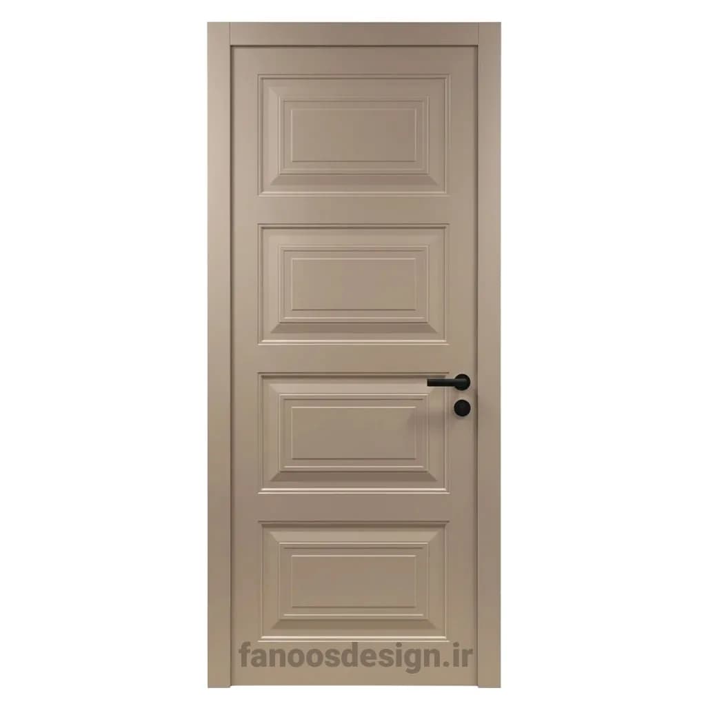درب MDF کلاسیک قابدار کد 30650