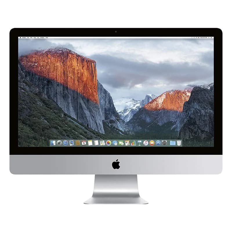 اپل آی مک استوک مدل iMac 2017 سایز 27 اینچی پردازنده i7 رم 16 گیگابایت هارد 500 گیگ SSD گرید ++A