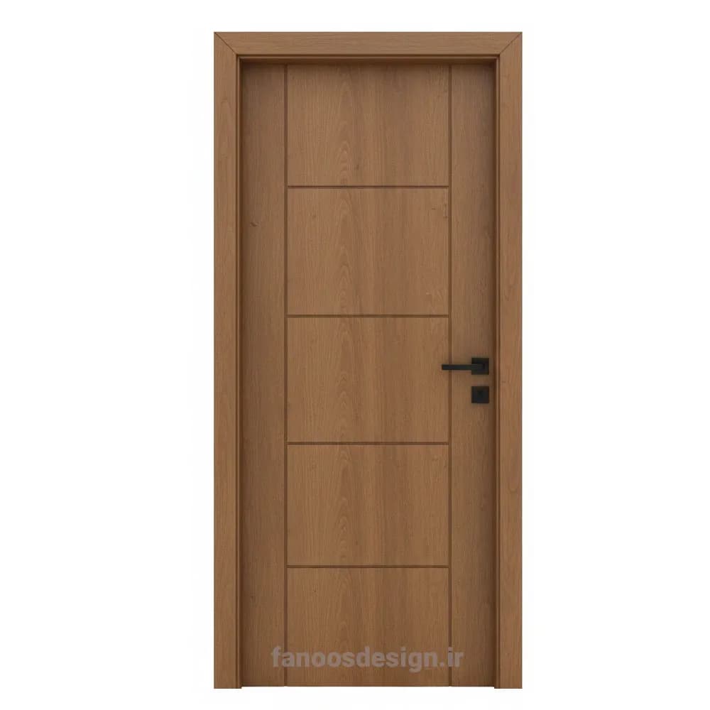 درب اتاقی چوبی مدرن با طرح افقی کد 30506