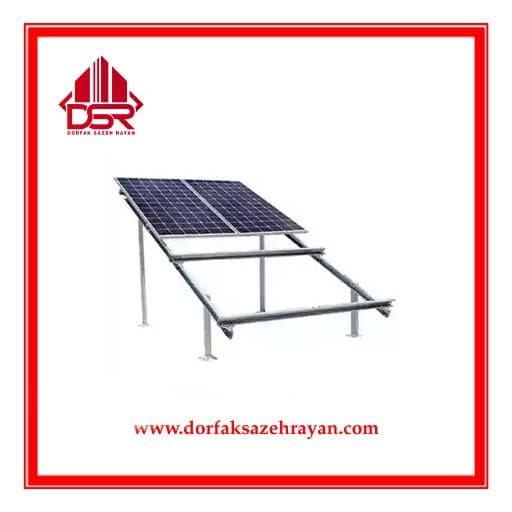 پک اکونومی سازه (استراکچر پنل خورشیدی) 4 پنل سی چنل 2.5KW — تصویر ۲