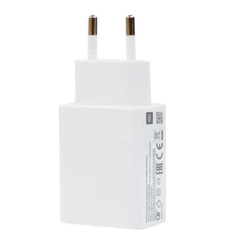 شارژر اصلی فست شارژ گوشی Xiaomi POCO M3 QC3 22.5W + کابل اصلی + جعبه گوشی — تصویر ۲