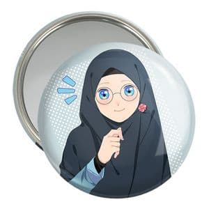 آینه جیبی خندالو مدل دخترانه باحجاب کد 26026