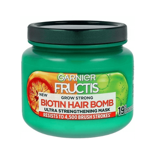 ماسک مو تقویت کننده بیوتین Grow Strong Biotin گارنیر Garnier حجم 340 میل