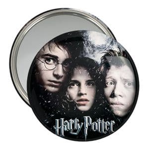 آینه جیبی خندالو مدل رون و هرمیون و هری پاتر Harry Potter کد 2918