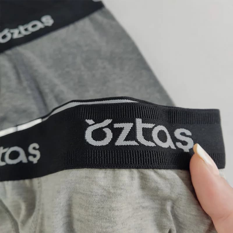 ست سه تایی شورت مردانه پا دار ساده کش دار برند OZTAS کد1721-F — تصویر ۵