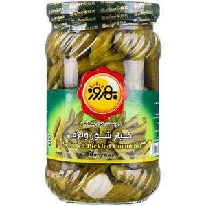 خیار شور 660 گرمی بهروز شیشه Pepinillos en Vinagre Behrooz – Frasco de Vidrio de 660 g