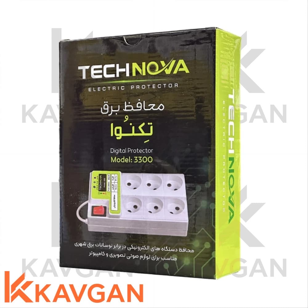 محافظ برق تکنوا مدل 3300 — تصویر ۴