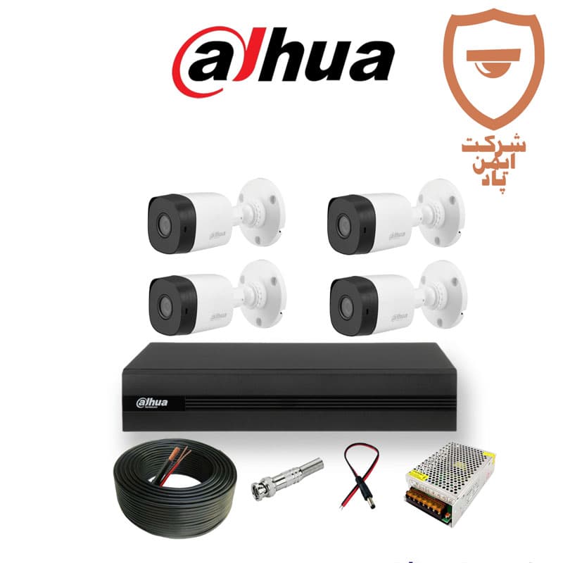 پکیج 4 عددی دوربین مداربسته داهوا مدل DH_HAC_B1A21P — تصویر ۲