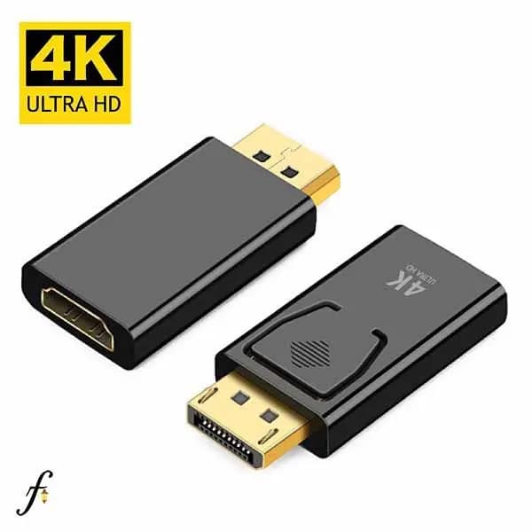 مبدل DISPLAY PORT به HDMI دی نت کیفیت 4K