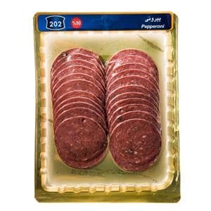 پپرونی 90 % دارفرش شرکت202 بسته 250 گرمی Pepperoni 90 % 202 – Envasado al Vacío Darfresh – 250 g
