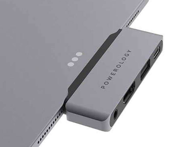 هاب تایپ سی پاورولوژی Powerology 4 in 1 USB-C Hub P41PACHGY — تصویر ۲