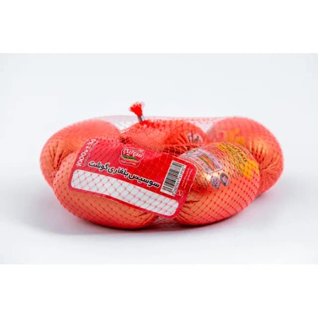 سوسیس بلغاری گوشت توری کاله 1 کیلویی Salchicha Búlgara de Carne Kaleh – Presentación en Malla – 1 kg