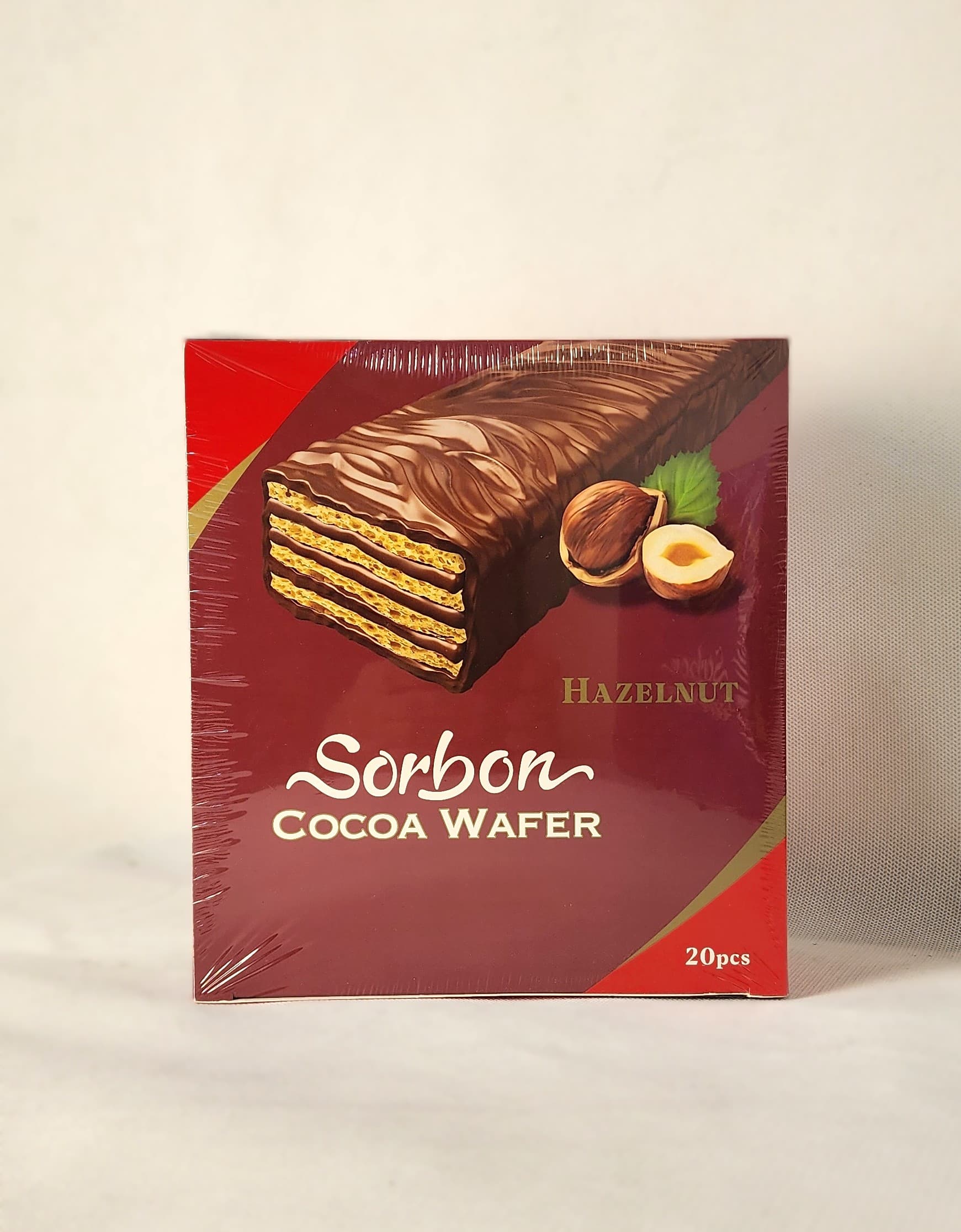 شوکو ویفر بادام زمینی سوربن 20 عددی Choco Wafer de Mantequilla de Cacahuete Sorbon – Pack de 20 unidades