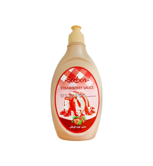 سس توت فرنگی سوربن 500 گرمی Salsa de Fresa Sorbon – 500 g