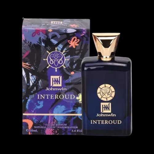 عطر و ادکلن آمواج اینترلود مردانه (اینتر عود) جانوین (جکوینز) ادو پرفیوم 100 میلی لیتر شرکتی | Johnwin Interoud 100ml EDP