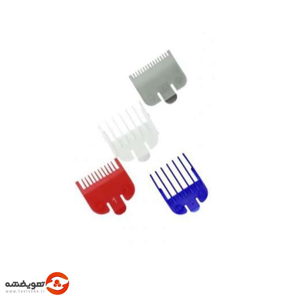 ست شانه ماشین اصلاح وال 4 عددی مخصوص فید و سایه2
