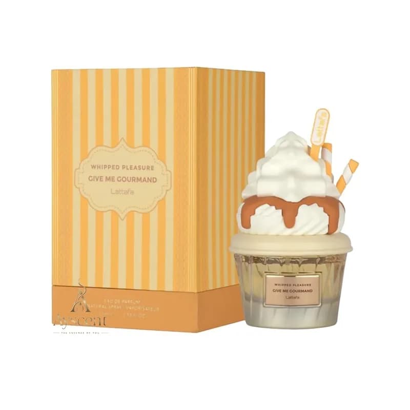 ادکلن لطافه بستنی کاراملی Lattafa Whipped Pleasure Give Me Gourmand Eau de Parfum 75 ml — تصویر ۴