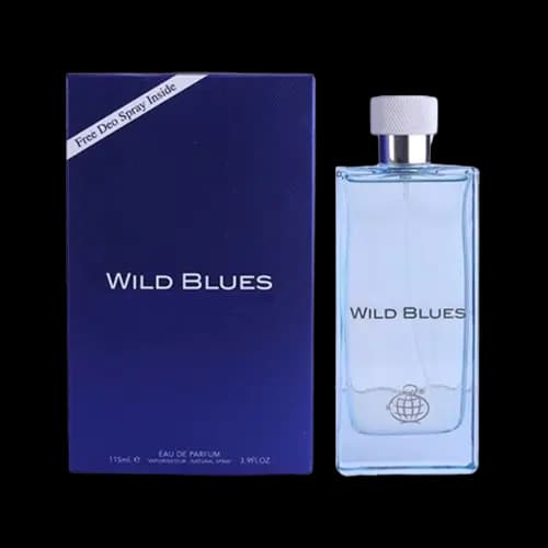 عطر و ادکلن اجمل بلو (وایلد بلوز) فراگرنس ورد ادو پرفیوم 115 میلی لیتر شرکتی | Fragrance World Wild Blues 115ml EDP