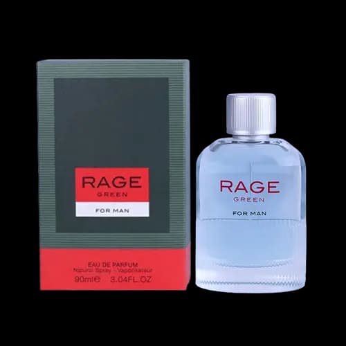 عطر و ادکلن هوگو باس هوگو من (ریج گیرین فور من) فراگرنس ورد ادو پرفیوم 90 میلی لیتر شرکتی | Fragrance World Rage Green For Man 90ml EDP