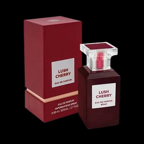 عطر و ادکلن تام فورد لاست چری (لاش چری) فراگرنس ورد ادو پرفیوم 80 میلی لیتر شرکتی | Fragrance World Lush Cherry 80ml EDP