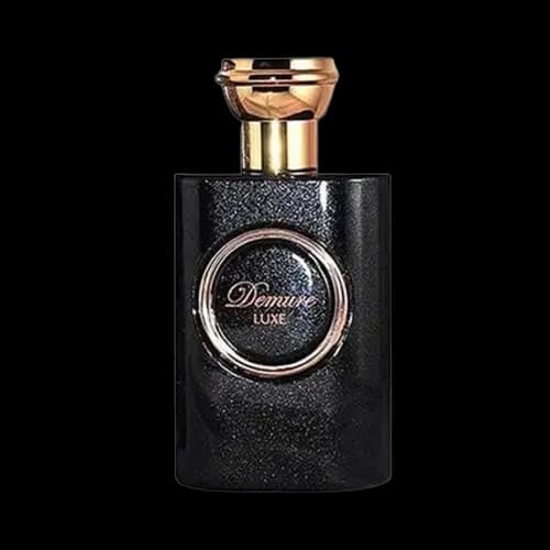عطر و ادکلن ایو سن لورن بلک اوپیوم (دمور لوکس) فراگرنس ورد ادو پرفیوم 100 میلی لیتر شرکتی | Fragrance World Demure Luxe 100ml EDP — تصویر ۲