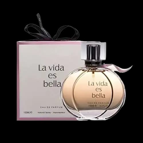 عطر و ادکلن فراگرنس ورد لانکوم لا ویه است بله (لا ویدا اس بلا) ادو پرفیوم 100 میلی لیتر شرکتی | Fragrance World La Vida Es Bella 100ml EDP