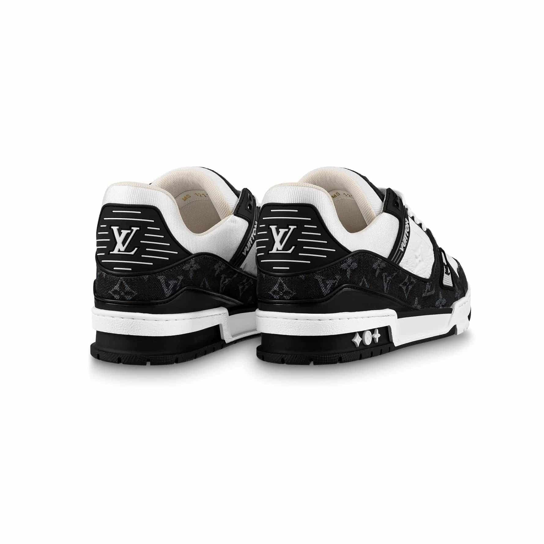 کتونی لویی ویتون ترینر مشکی Louis Vuitton LV Trainer — تصویر ۳