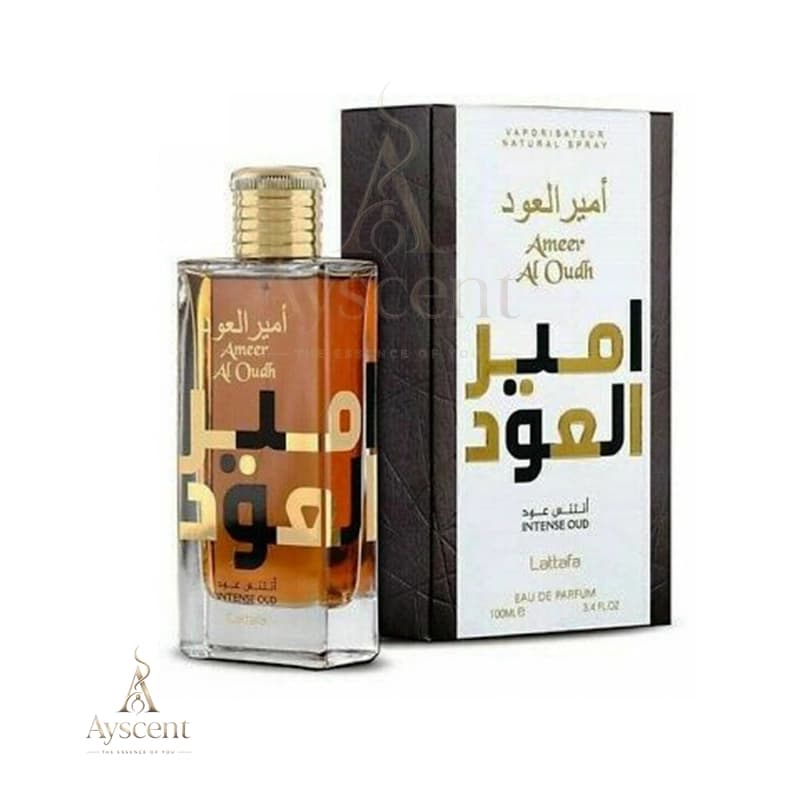 ادکلن لطافه امیر العود اینتنس Ameer Al Oudh Intense oud اصلی — تصویر ۳