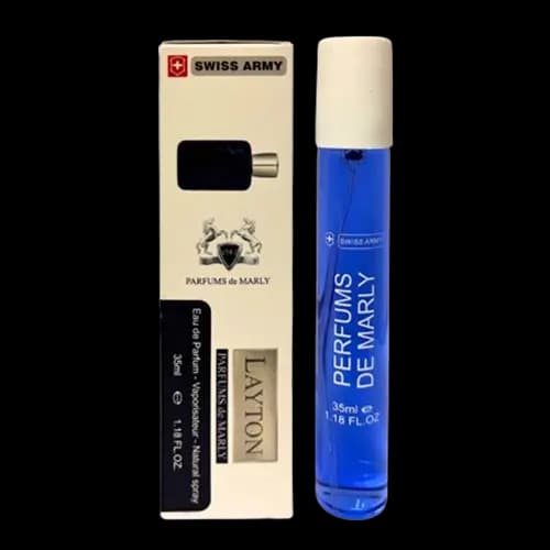 عطر و ادکلن جیبی سوئیس آرمی پارفومز د مارلی لیتون ادو پرفیوم 35 میلی لیتر | Swiss Army (Swiss Armeh) Parfums de Marly Layton 35ml EDP