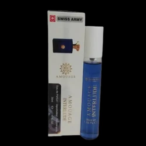 عطر و ادکلن جیبی سوئیس آرمی (سوئیس آرمه) آمواج اینترلود مردانه ادو پرفیوم 35 میلی لیتر | Swiss Army Amouage Interlude 35ml EDP