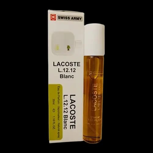 عطر و ادکلن جیبی سوئیس آرمی (سوئیس آرمه) لاگوست سفید ادو تویلت 35 میلی لیتر | Swiss Army Lacoste L.12.12 Blanc 35ml EDT