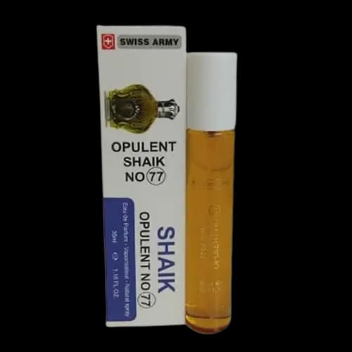 عطر و ادکلن جیبی سوئیس آرمی (سوئیس آرمه) شیخ اپیولنت شیخ کلاسیک شماره 77 ادو پرفیوم 35 میلی لیتر | Swiss Army Shaik Opulent Classic No 77 35ml EDP
