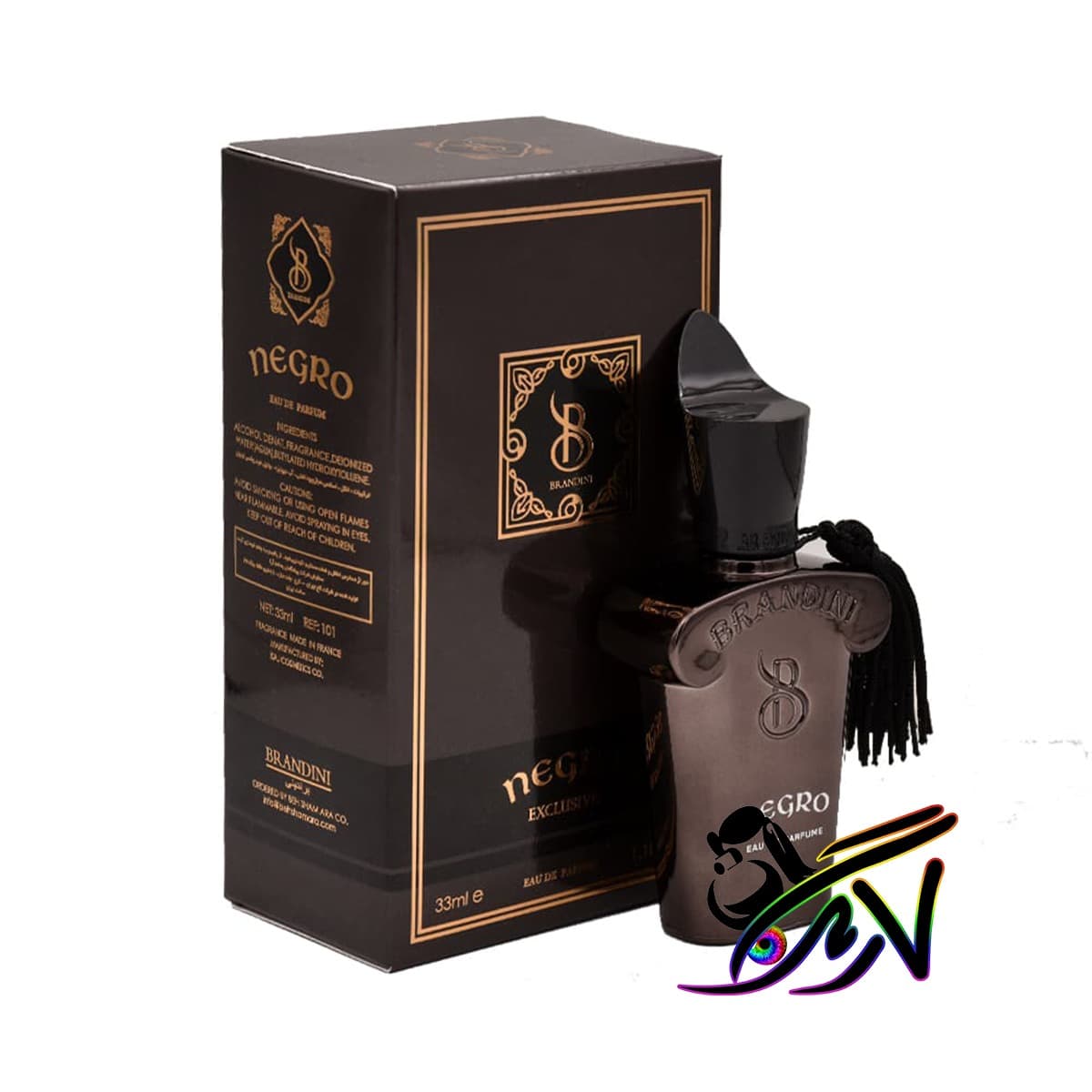 عطر جیبی برندینی نگرو زنانه و مردانه Negro
