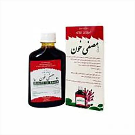 شربت مصفی خون اخلاط ثلاثه خالص و گیاهی پاکسازی کبد و تصفیه خون دارالشفاء