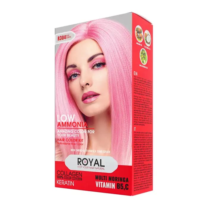 کیت رنگ مو رز کوارتز رویال کد R304