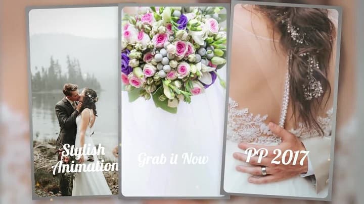 پروژه آماده پریمیر عروسی | اسلایدشو احساسی Wedding Slideshow